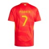 Camisola + Calções Espanha Alvaro Morata 7 Criança Equipamento 1ª Euro 2024